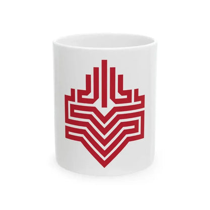 Flag of Directorate General of Foundations of Turkey (Turkey) White Coffee Mug 11oz - Go Mug Yourself