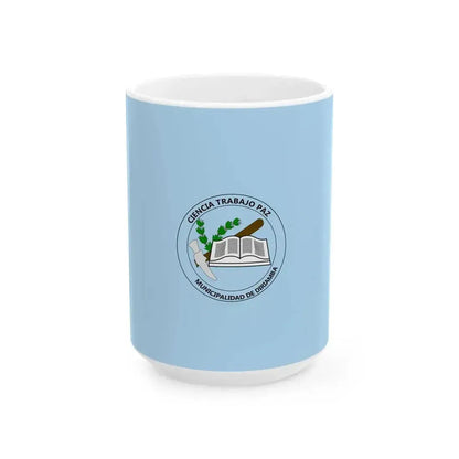 Flag of Diriamba (Nicaragua) White Coffee Mug 15oz - Go Mug Yourself