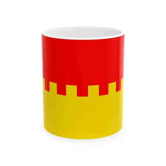Flag of District Cahul (Moldova) White Coffee Mug 11oz - Go Mug Yourself