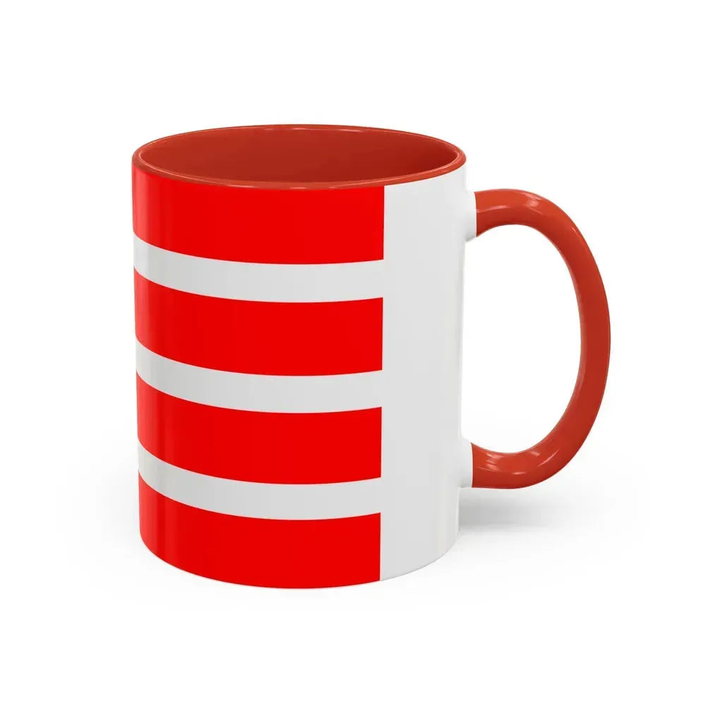 Flag of Dithmarschen Germany - Accent Coffee Mug - Go Mug Yourself