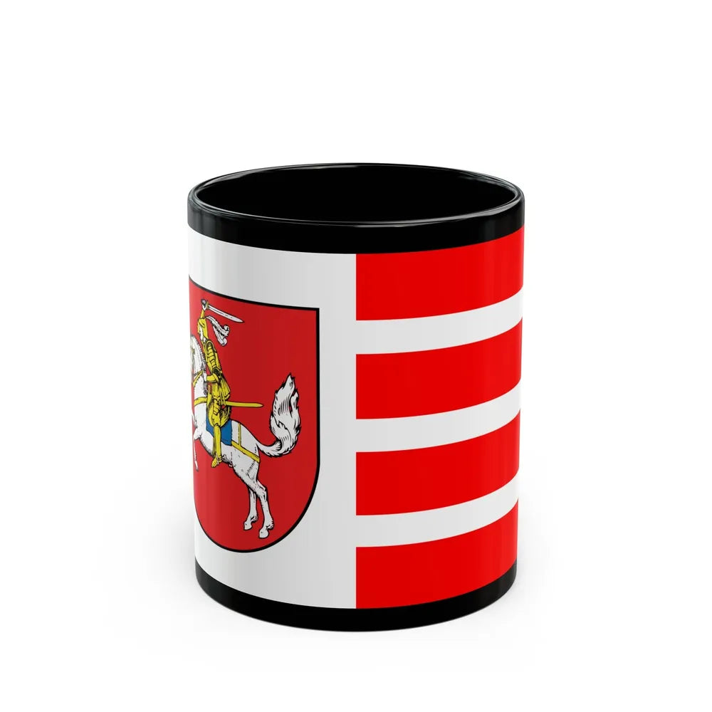 Flag of Dithmarschen Germany - Black Coffee Mug-11oz-Go Mug Yourself