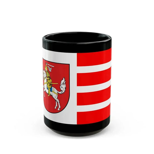 Flag of Dithmarschen Germany - Black Coffee Mug 15oz - Go Mug Yourself