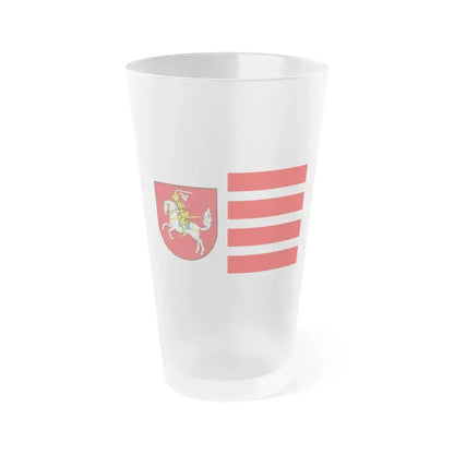 Flag of Dithmarschen Germany - Frosted Pint Glass 16oz 16oz Frosted - Go Mug Yourself