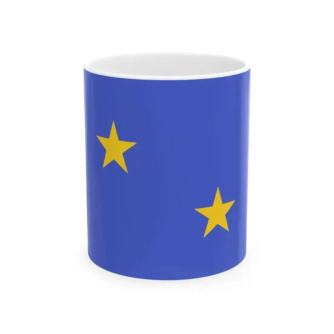 Flag of division admiral of the Regia Marina (Italy) White Coffee Mug 11oz - Go Mug Yourself