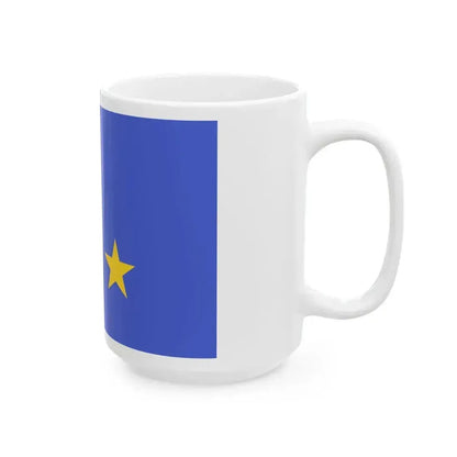 Flag of division admiral of the Regia Marina (Italy) White Coffee Mug - Go Mug Yourself