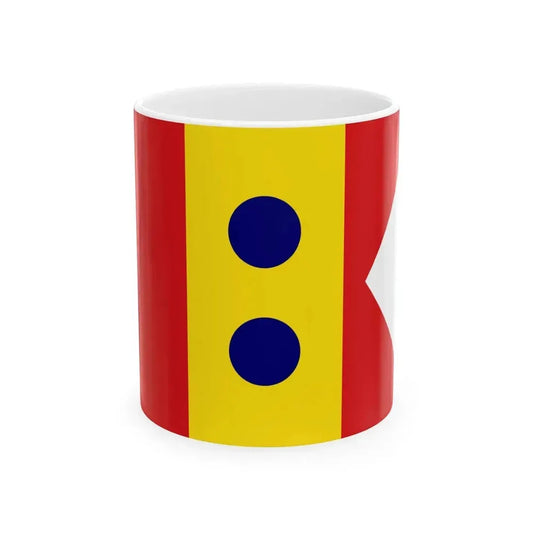 Flag of Division General Spain 1923-1931 1938-1977 (Spain) White Coffee Mug 11oz - Go Mug Yourself