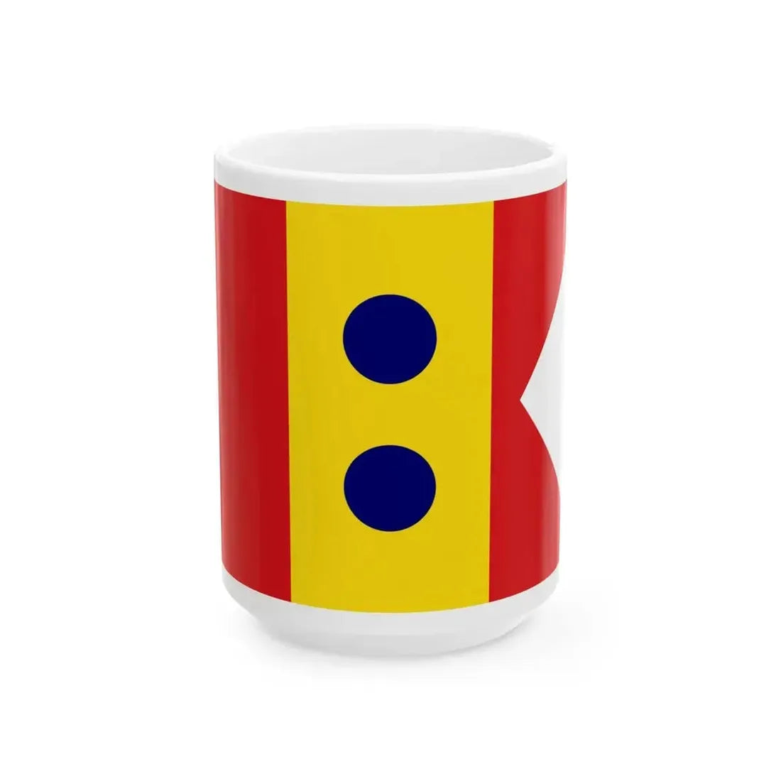 Flag of Division General Spain 1923-1931 1938-1977 (Spain) White Coffee Mug 15oz - Go Mug Yourself