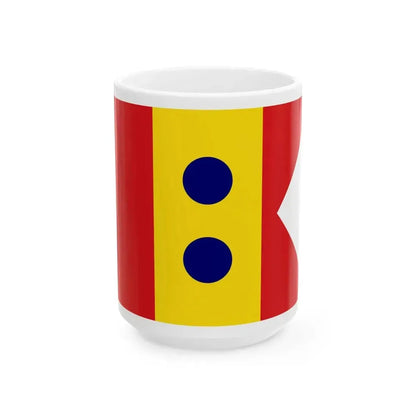 Flag of Division General Spain 1923-1931 1938-1977 (Spain) White Coffee Mug 15oz - Go Mug Yourself