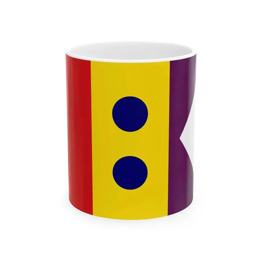 Flag of Division General Spain 1931-1939 (Spain) White Coffee Mug 11oz - Go Mug Yourself