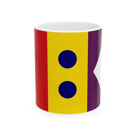 Flag of Division General Spain 1931-1939 (Spain) White Coffee Mug 11oz - Go Mug Yourself