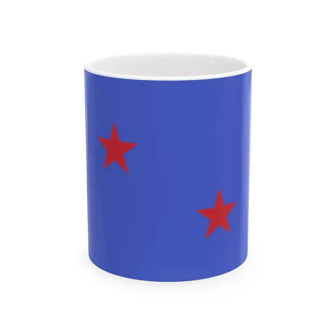 Flag of divisional general of the Regia Aeronautica (Italy) White Coffee Mug 11oz - Go Mug Yourself