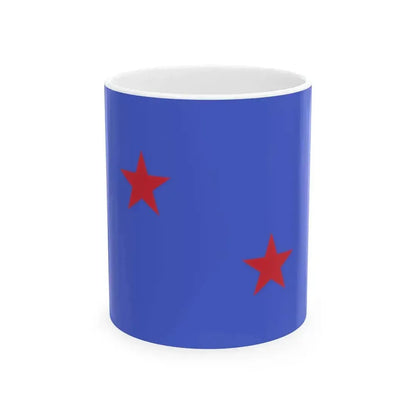 Flag of divisional general of the Regia Aeronautica (Italy) White Coffee Mug 11oz - Go Mug Yourself