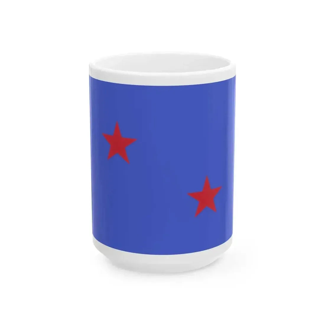 Flag of divisional general of the Regia Aeronautica (Italy) White Coffee Mug 15oz - Go Mug Yourself