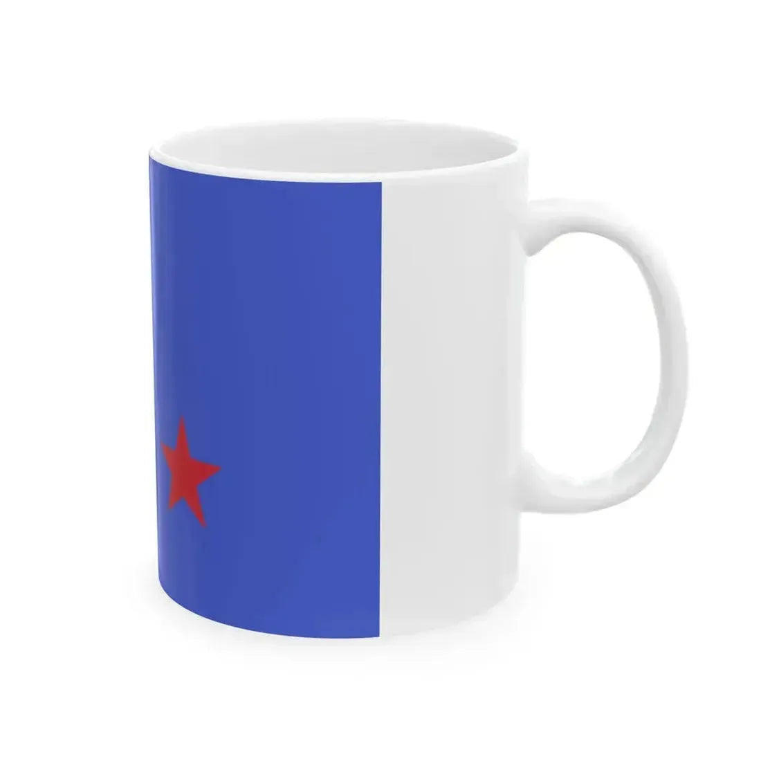 Flag of divisional general of the Regia Aeronautica (Italy) White Coffee Mug - Go Mug Yourself