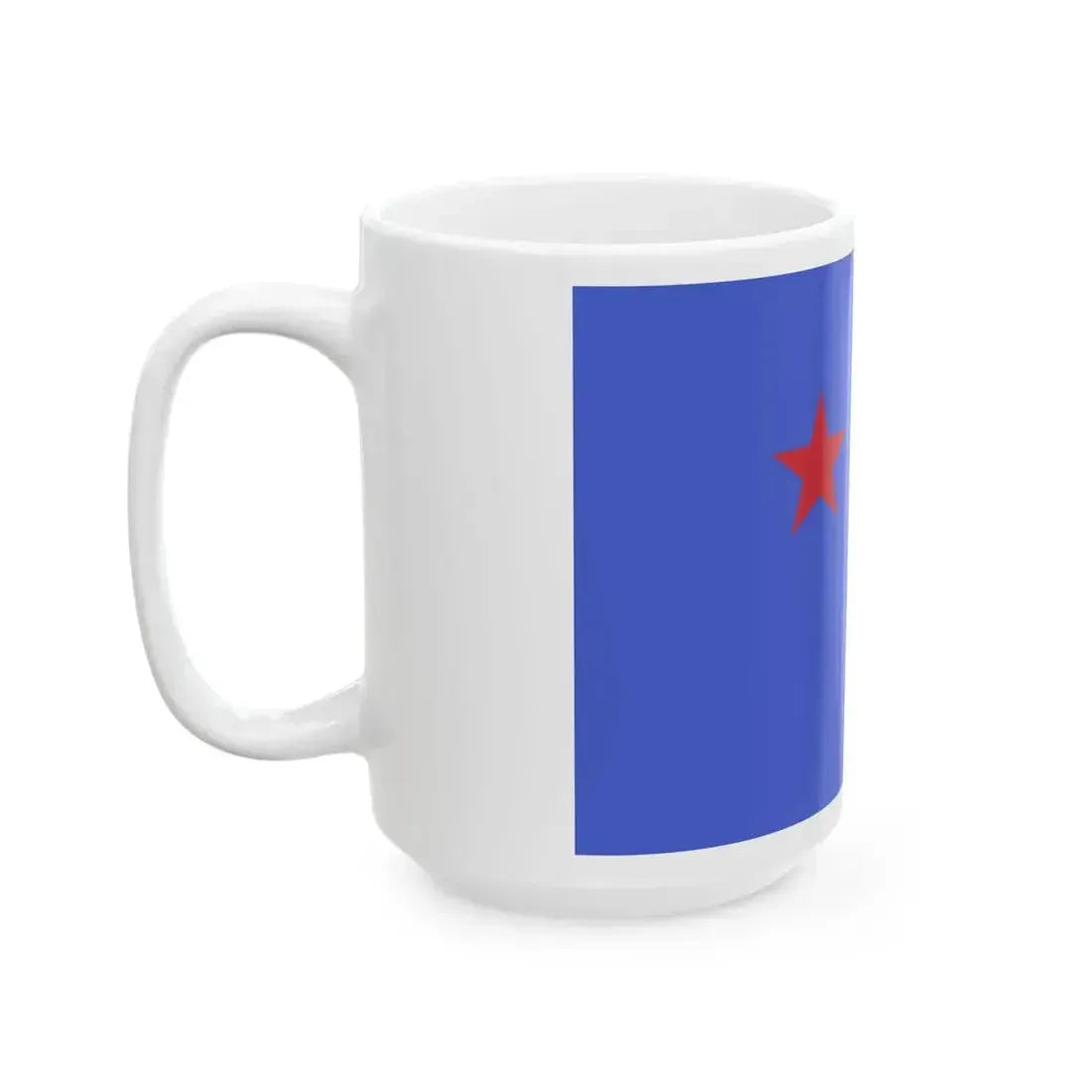 Flag of divisional general of the Regia Aeronautica (Italy) White Coffee Mug - Go Mug Yourself