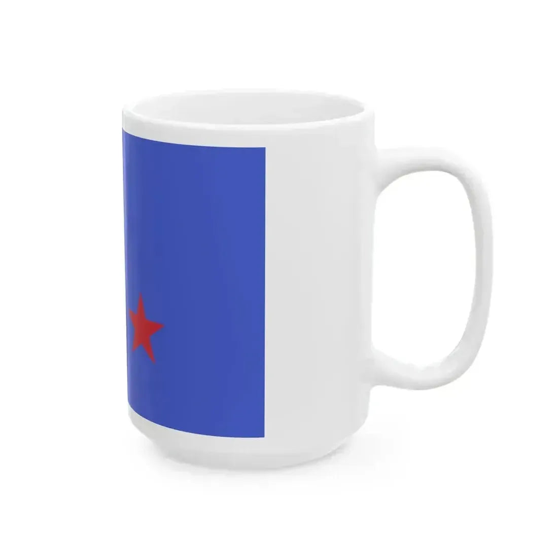 Flag of divisional general of the Regia Aeronautica (Italy) White Coffee Mug - Go Mug Yourself