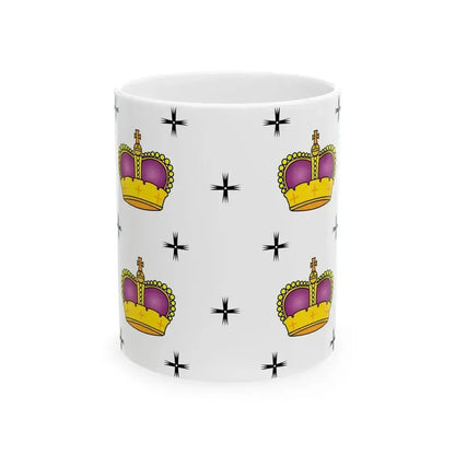 Flag of Dmitrov (Russia) White Coffee Mug 11oz - Go Mug Yourself