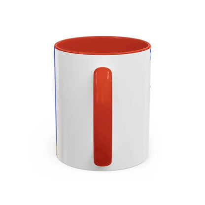 Flag of Dnipropetrovsk Oblast Ukraine - Accent Coffee Mug - Go Mug Yourself