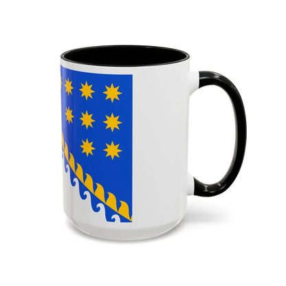 Flag of Dnipropetrovsk Oblast Ukraine - Accent Coffee Mug - Go Mug Yourself