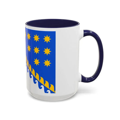 Flag of Dnipropetrovsk Oblast Ukraine - Accent Coffee Mug - Go Mug Yourself