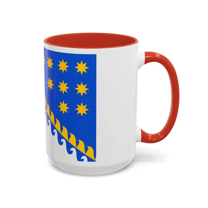 Flag of Dnipropetrovsk Oblast Ukraine - Accent Coffee Mug - Go Mug Yourself