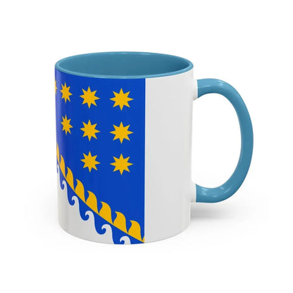 Flag of Dnipropetrovsk Oblast Ukraine - Accent Coffee Mug - Go Mug Yourself