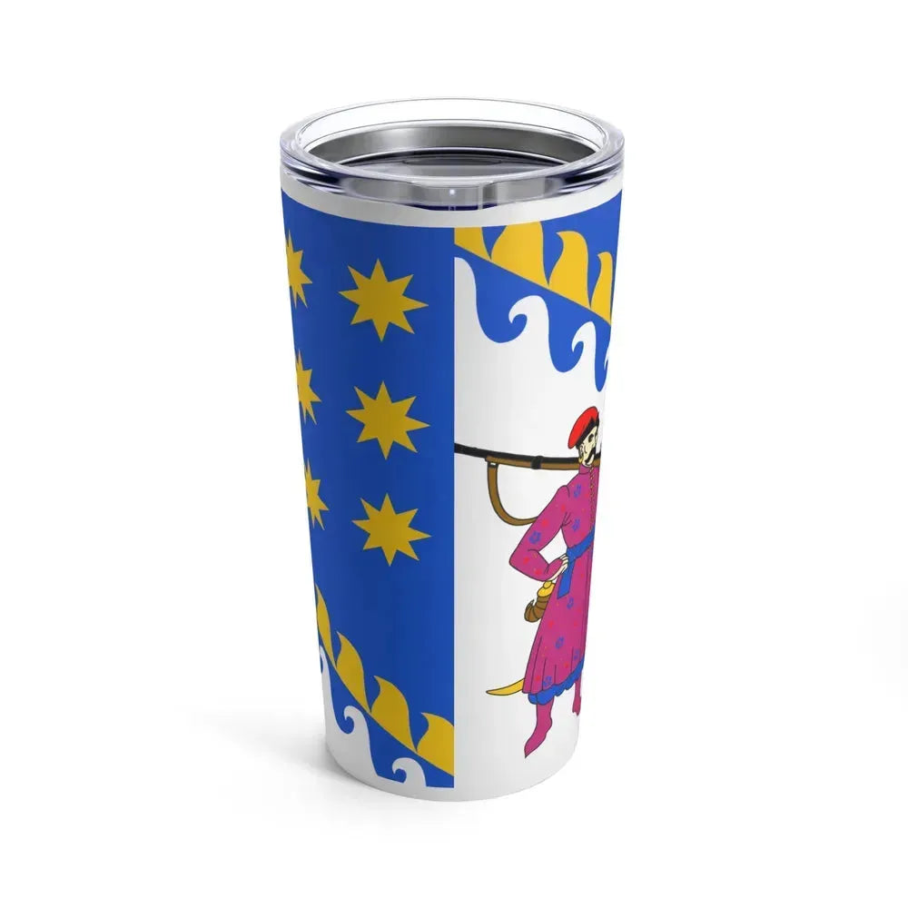 Flag of Dnipropetrovsk Oblast Ukraine - Tumbler 20oz - Go Mug Yourself