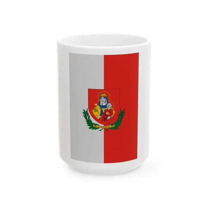 Flag of Doborhegy (Hungary) White Coffee Mug 15oz - Go Mug Yourself