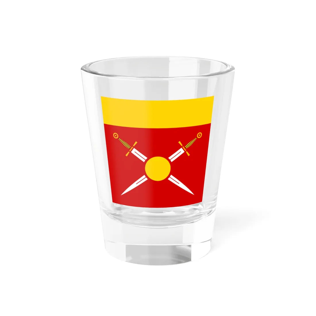 Flag of Dobromyl (Ukraine) Shot Glass 1.5oz 1.5oz - Go Mug Yourself