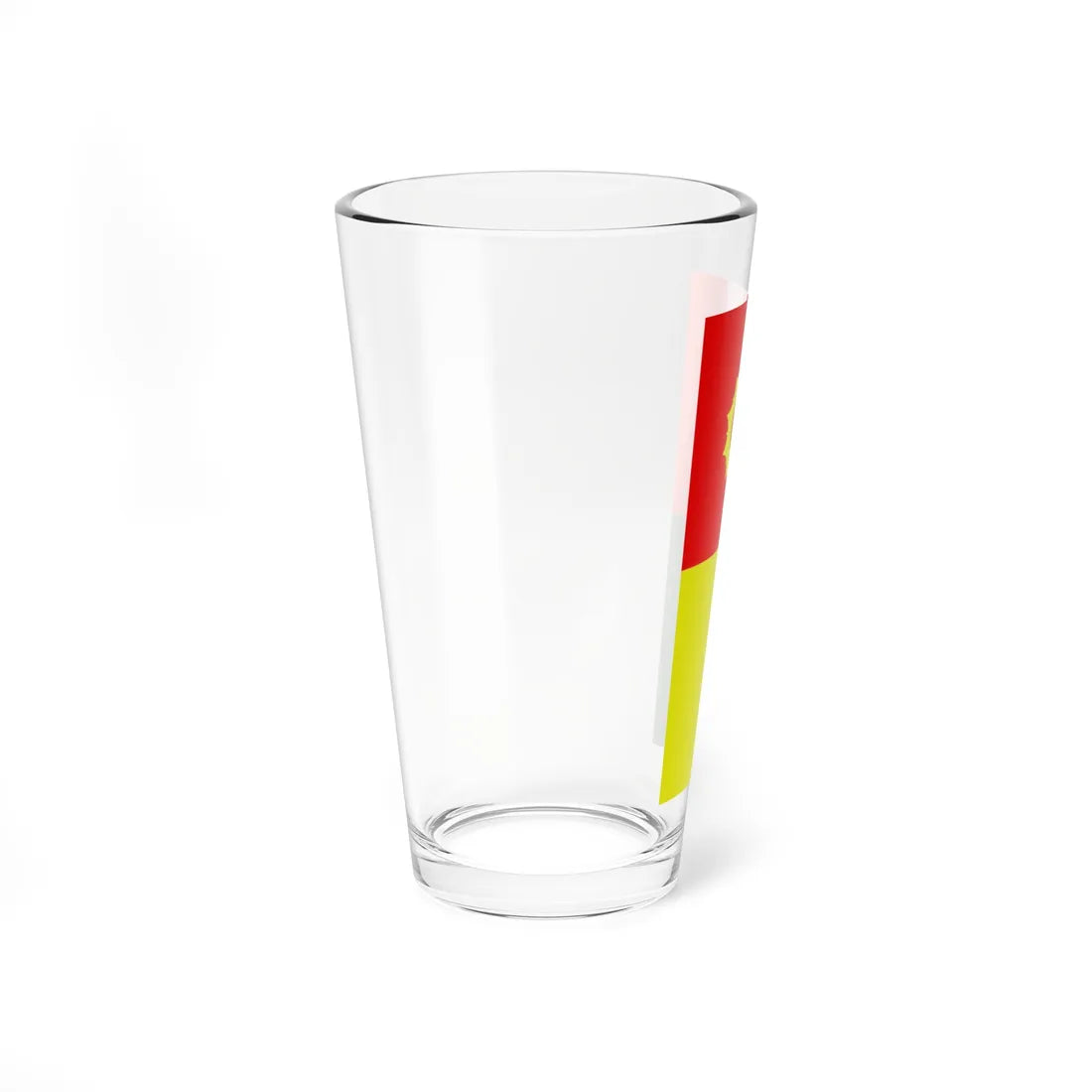 Flag of Dobruševo vertical (North Macedonia) Pint Glass 16oz - Go Mug Yourself