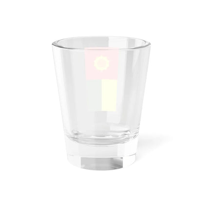 Flag of Dobruševo vertical (North Macedonia) Shot Glass 1.5oz - Go Mug Yourself