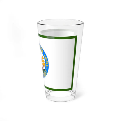 Flag of Doddridge County West Virginia (United States) Pint Glass 16oz - Go Mug Yourself