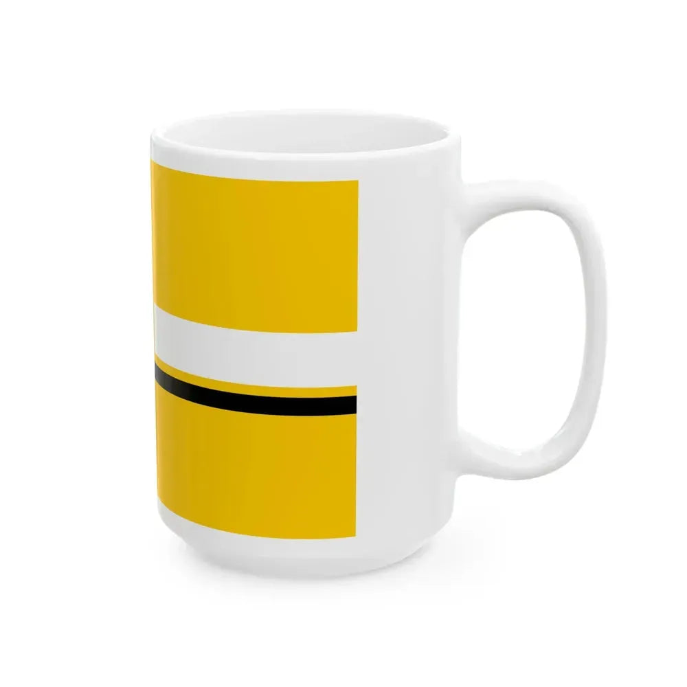 Flag of Dodge City Kansas (United States) White Coffee Mug - Go Mug Yourself