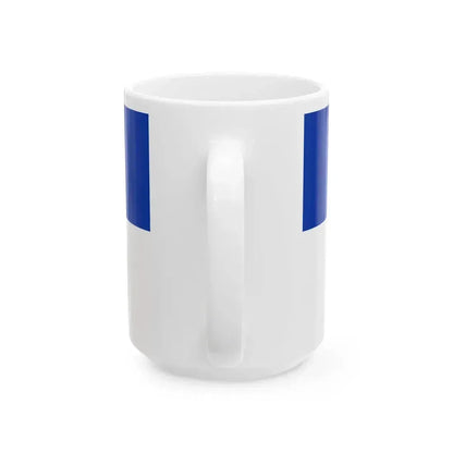 Flag of Dojran Municipality North Macedonia (North Macedonia) White Coffee Mug - Go Mug Yourself