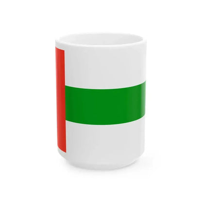 Flag of Dolgans (Russia) White Coffee Mug 15oz - Go Mug Yourself