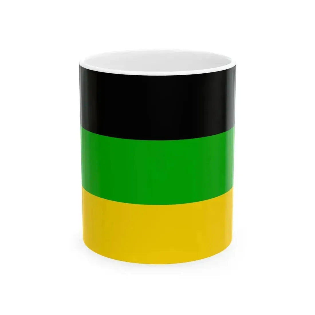 Flag of Dolni Pocernice (Czech Republic) White Coffee Mug 11oz - Go Mug Yourself