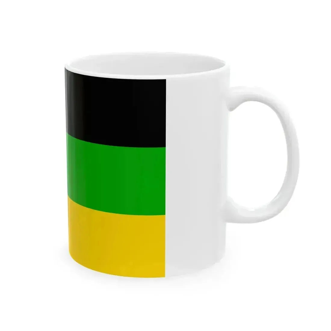 Flag of Dolni Pocernice (Czech Republic) White Coffee Mug - Go Mug Yourself