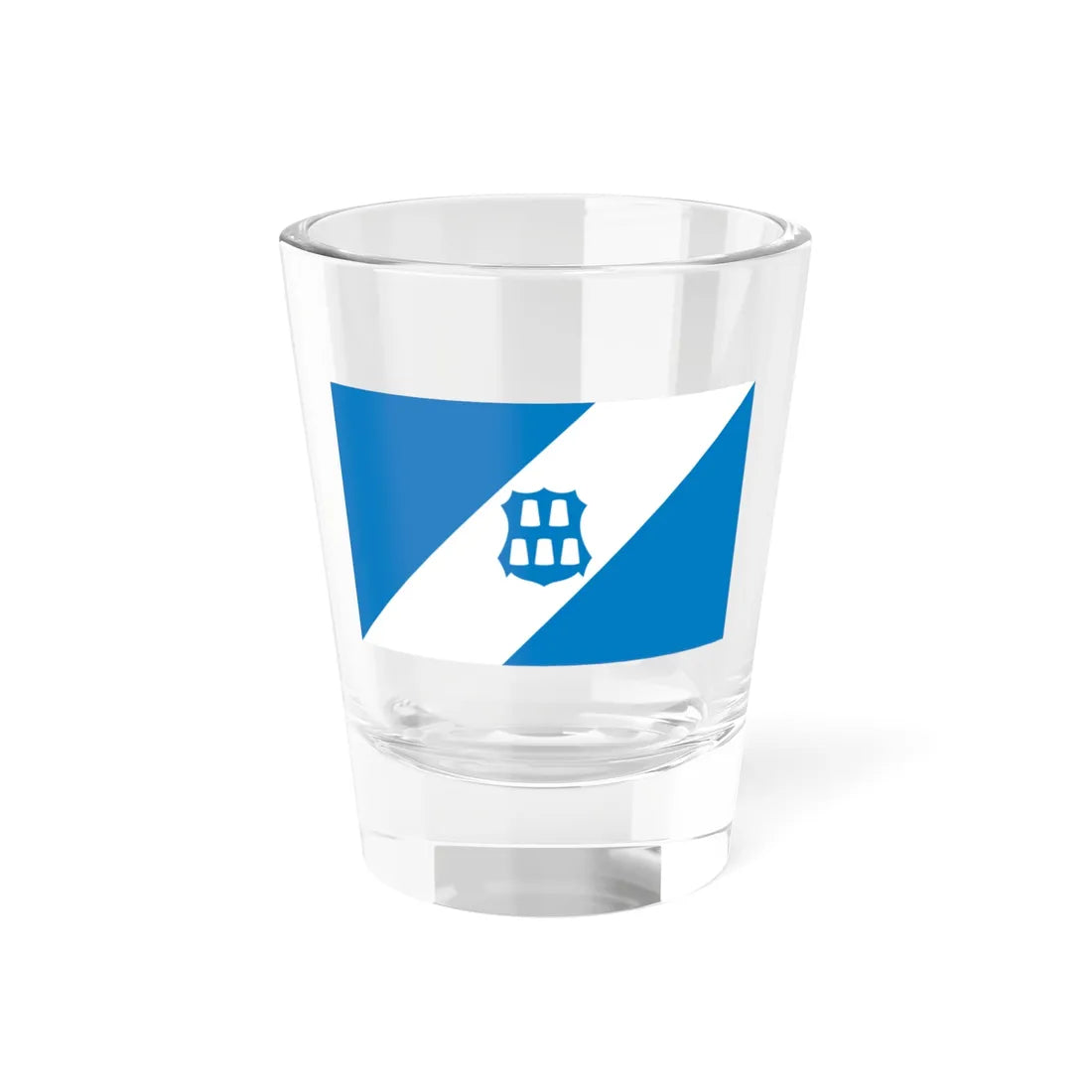 Flag of Dolyna (Ukraine) Shot Glass 1.5oz 1.5oz - Go Mug Yourself