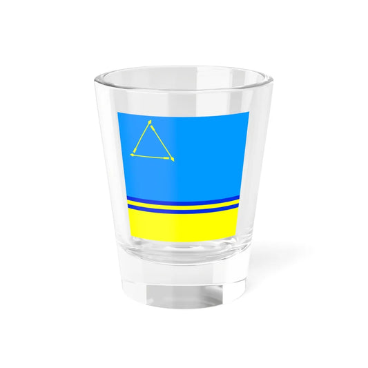 Flag of Dolynska (Ukraine) Shot Glass 1.5oz 1.5oz - Go Mug Yourself