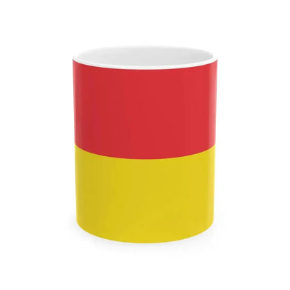 Flag of Dombovar (Hungary) White Coffee Mug 11oz - Go Mug Yourself