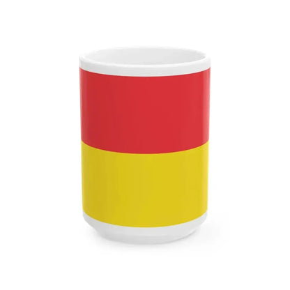Flag of Dombovar (Hungary) White Coffee Mug 15oz - Go Mug Yourself
