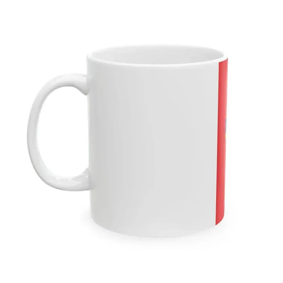 Flag of Dombovar vertical (Hungary) White Coffee Mug - Go Mug Yourself