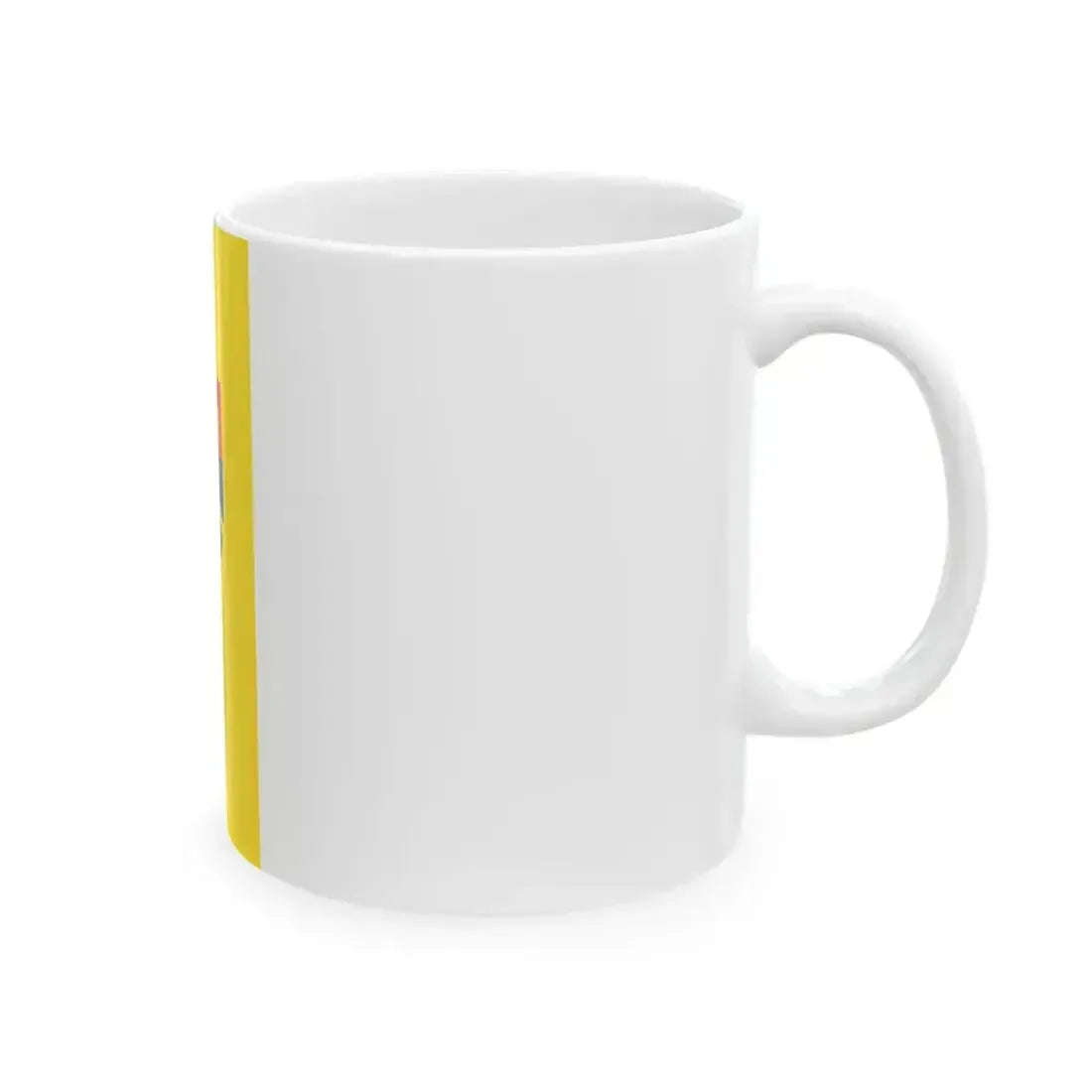 Flag of Dombovar vertical (Hungary) White Coffee Mug - Go Mug Yourself