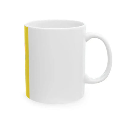 Flag of Dombovar vertical (Hungary) White Coffee Mug - Go Mug Yourself