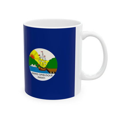 Flag of Dominica 1875-1955 (Dominica) White Coffee Mug-Go Mug Yourself