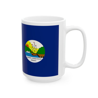 Flag of Dominica 1875-1955 (Dominica) White Coffee Mug-Go Mug Yourself