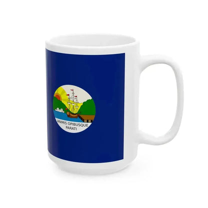 Flag of Dominica 1875-1955 (Dominica) White Coffee Mug - Go Mug Yourself