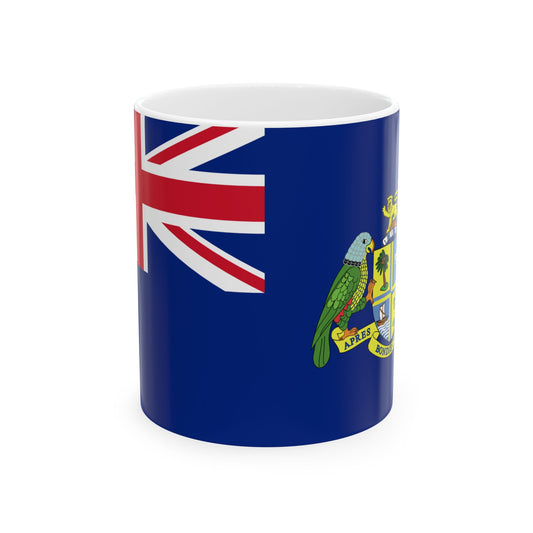 Flag of Dominica 1961-1978 (Dominica) White Coffee Mug-11oz-Go Mug Yourself