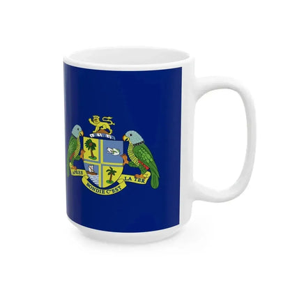 Flag of Dominica 1961-1978 (Dominica) White Coffee Mug - Go Mug Yourself