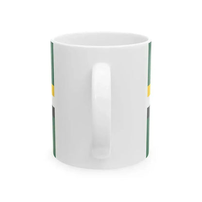 Flag of Dominica 1978-1981 3-2 (Dominica) White Coffee Mug - Go Mug Yourself